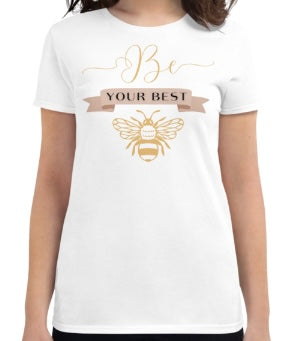 Be Your Best         White    T-Shirt