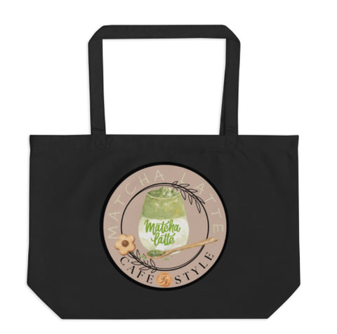 Organic Canvas Matcha Latte  Bag