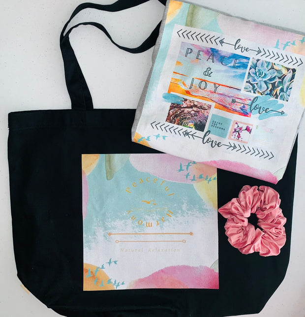 Organic Canvas Bag + T-Shirt Set