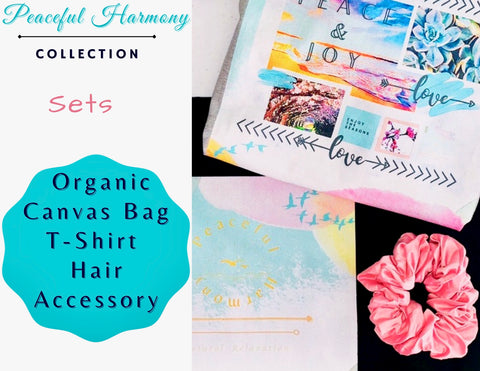 Organic Canvas Bag + T-Shirt Set
